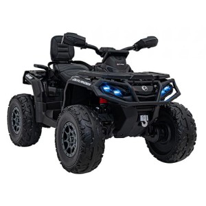 Can-Am Outlander REAL ATV dla dzieci Czarny - 4x200W, Koła EVA