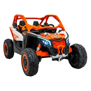 Buggy na akumulator Maverick Turbo Speed RR dla dzieci 2-osobowy 24v 4x200W Pomorańczowy