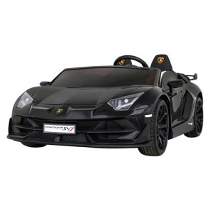 Lamborghini SVJ DRIFT Czarny - Sportowy Pojazd dla 2 Dzieci z Funkcją Driftu