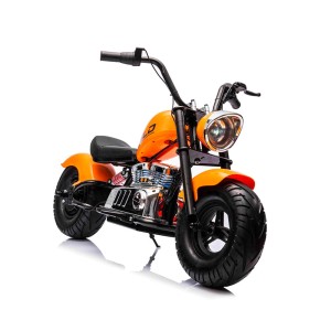 Motorek Chopper Warrior Pomarańczowy 36V - Mocny Silnik 350W, Pompowane Koła, LED