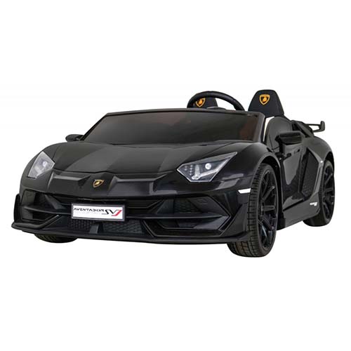 Lamborghini SVJ DRIFT Czarny - Sportowy Pojazd dla 2 Dzieci z Funkcją Driftu