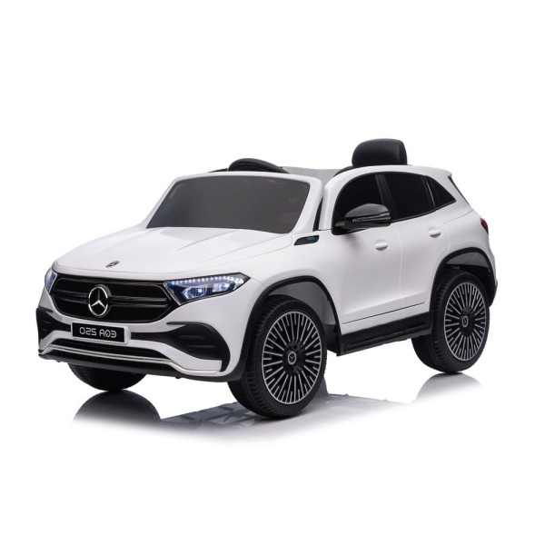 Mercedes EQA 250 dla dzieci Biały - Moc 4x35W, Bluetooth, światła LED, pilot