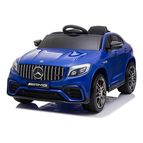 Mercedes Benz GLC63S dla dzieci Niebieski Lakier Napęd 4x4 + MP3 LED