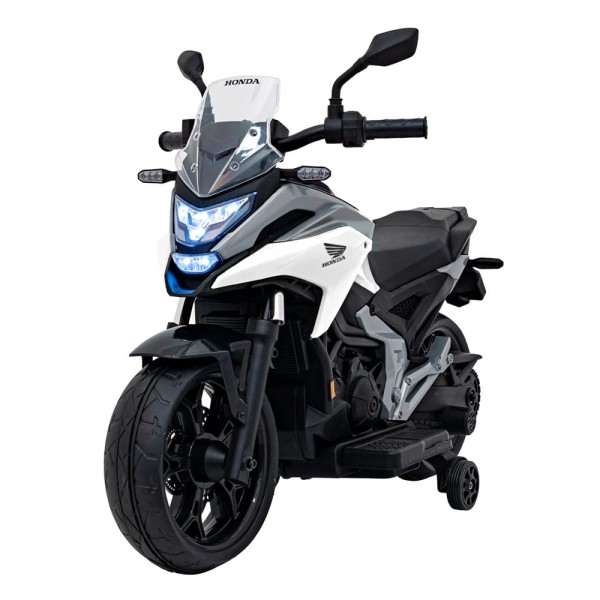 Motocykl Elektryczny Honda NC750X Biały - Dla Dzieci, 12V, Światła, Dźwięki, USB