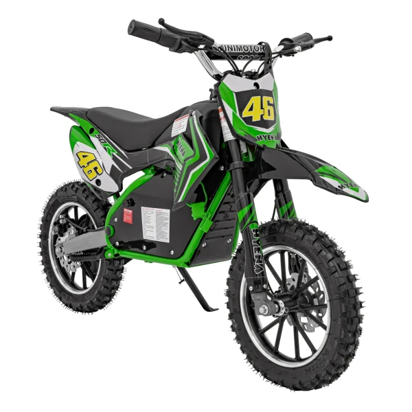 Elektryczny Motor RENEGADE 50R 500W Zielony - Wysoka Wydajność i Bezpieczeństwo dla Dzieci