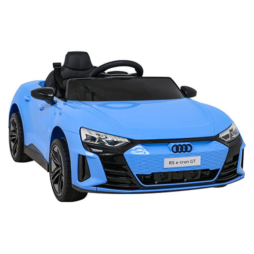 Audi RS E-Tron GT Elektryczny Dla Dzieci Niebieski: 4x4, Pilot, MP3, LED, Koła EVA