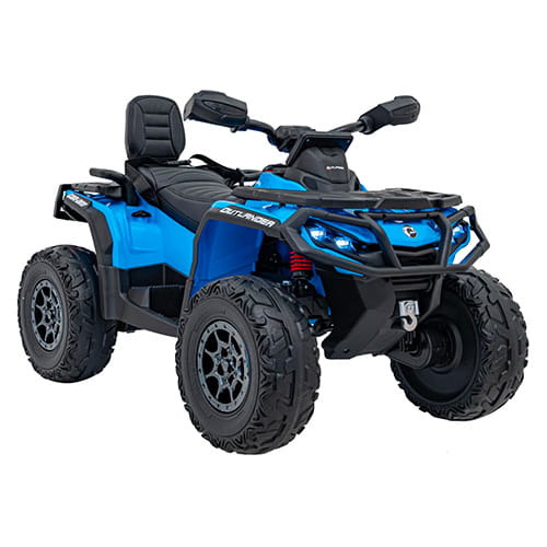 Can-Am Outlander REAL ATV dla dzieci Niebieski - 4x200W, Koła EVA