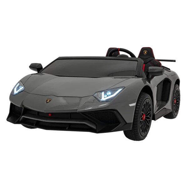 Elektryczne Lamborghini Aventador SV Szary - 24V, Silnik Bezszczotkowy, 2 Fotele, Audio!
