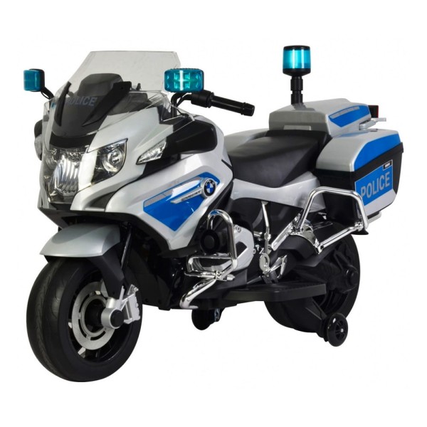 Motocykl BMW R1200RT Policyjny - Realistyczne Dźwięki, Światła, Kółka Pomocnicze
