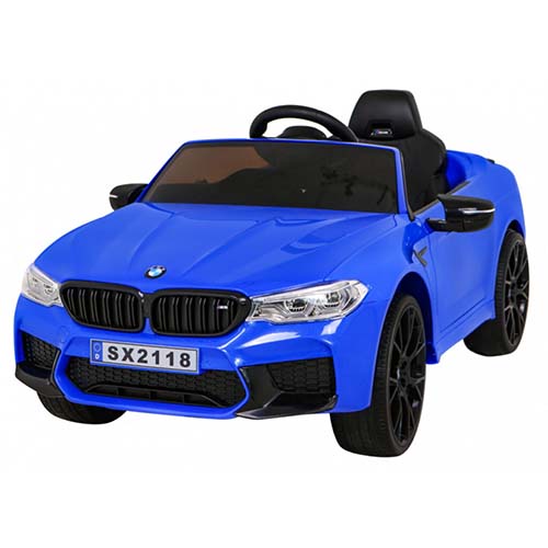 BMW M5 DRIFT Niebieski - Auto na Akumulator dla Dzieci z Funkcją Driftu i Pilotem R/C