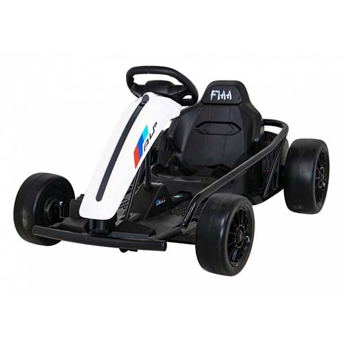 Gokart FX1 Drift Master Biały - Elektryczny Pojazd 24V z Funkcją Driftu i Kołami EVA