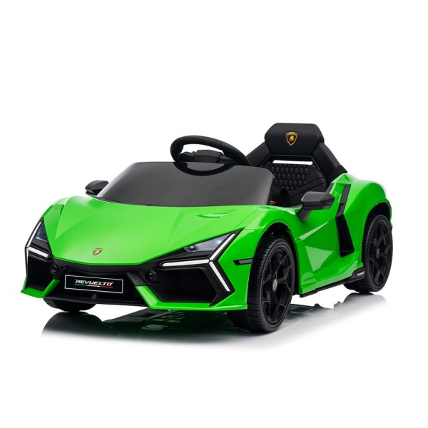 Lamborghini Revuelto Dla Dzieci - Licencjonowany Elektryczny Pojazd 12V z Kołami EVA i Skórzanym Fotelem