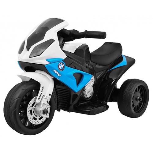Elektryczny Motor BMW S1000 RR Mini dla Dzieci - Niebieski, z 3 Kołami, Dźwiękiem i Światłami LED