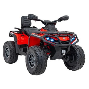 Quad z Pilotem Can-Am Outlander REAL ATV RC dla dzieci Czerwony - 4x45W