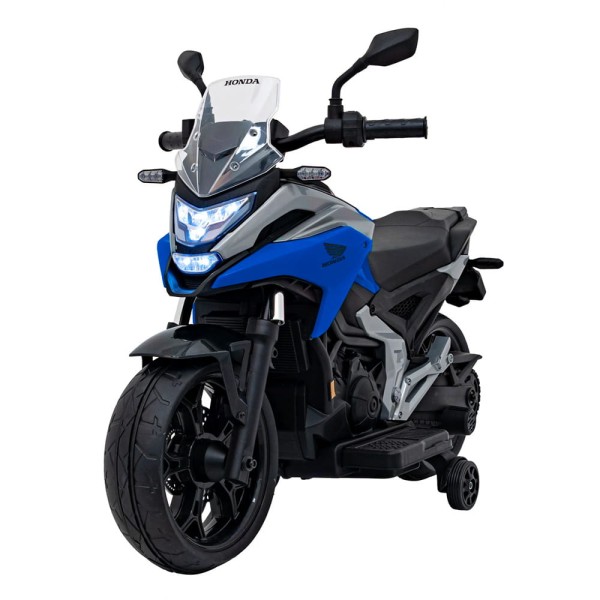 Motocykl Elektryczny Honda NC750X Niebieski - Dla Dzieci, 12V, Światła, Dźwięki, USB