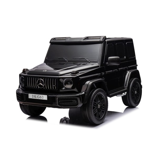 Auto na akumulator  Mercedes Benz G63 AMG GRAND XXL dla dzieci 2-osobowy 24v 4x200W Czarny Matowy