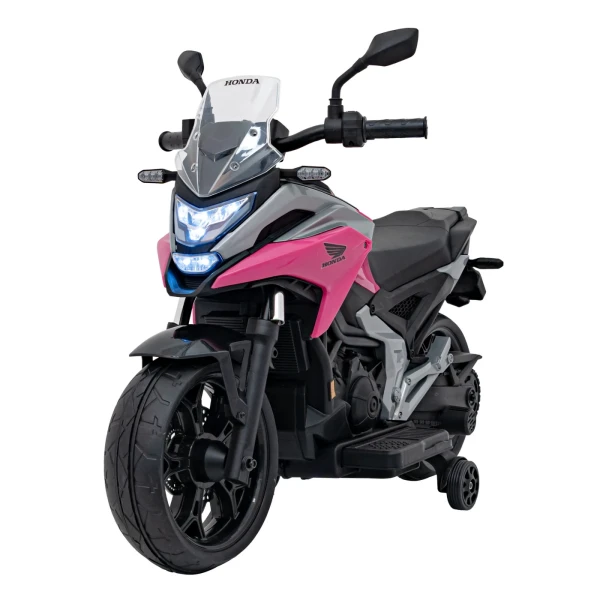 Motocykl Elektryczny Honda NC750X Różowy - Dla Dzieci, 12V, Światła, Dźwięki, USB