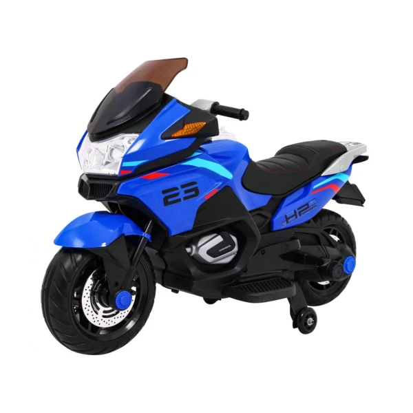 Sportowy Motor na Akumulator XMX 609 - Niebieski | Koła EVA | 2×35W | Światła LED