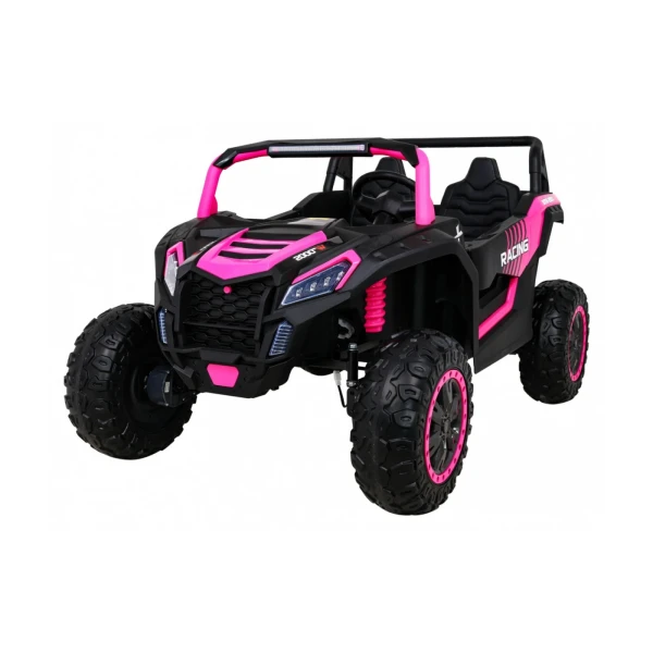 Buggy UTV Racing 24V14ah dla Dzieci Różowy - Pilot, 4 Silniki 200W, Pilot 2.4 GHz 2-osobowy