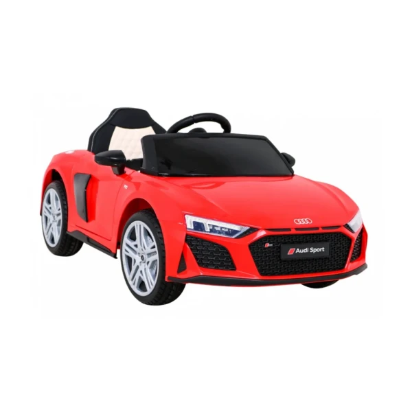 Auto na akumulator Audi R8 LIFT  + Pilot + Koła EVA + MP3 + LED Czerwony