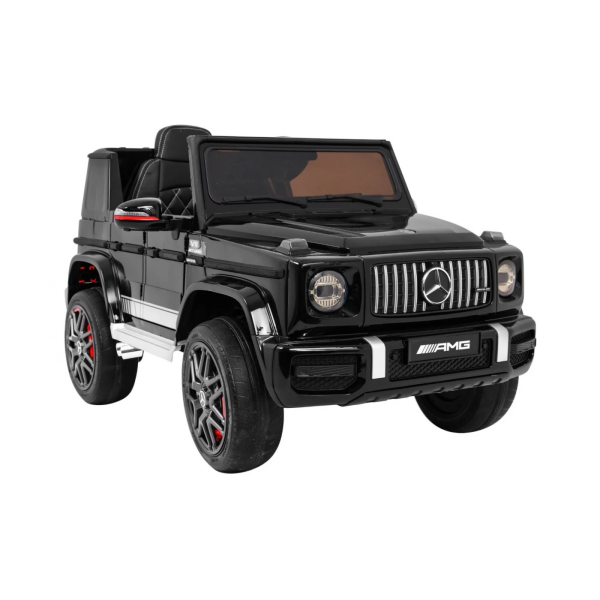 Auto na akumulator Mercedes G63 Czarny Koła EVA Mp3 LED Pilot