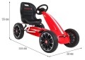 Gokart ABARTH na pedały czerwony 3.jpg