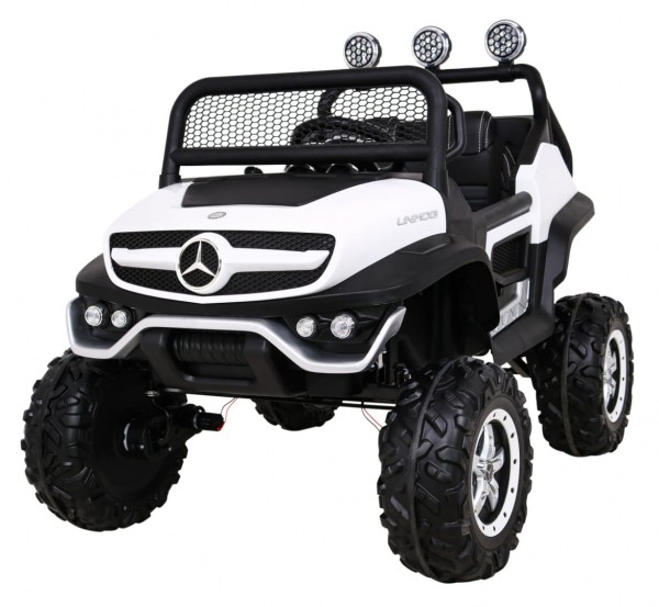 Buggy Mercedes-Benz Unimog  4×4 Biały dla dzieci na akumulator