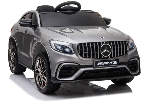 Auto na akumulator Mercedes Benz GLC63S dla dzieci Srebrny Lakier